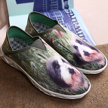 2015 3D Animal Canvas Shoes Fashion Sneakers 2015 New Designer Brand Men Women Sport Shoes Print