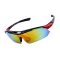 Polycarbonate lens Cycling Sun Glasses Outdoor Sports Bicycle Sunglasses UV 400 With 5 Lens Bicycle Eyewear