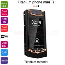 2015 dual core dual sim android 4 3 Stainless steel Titanium 2MP smart cell mobile phones