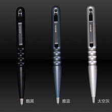 Multi-functional Tactical Self Defense Pen Survival Portable Outdoor Tool Aluminum Alloy Black Color