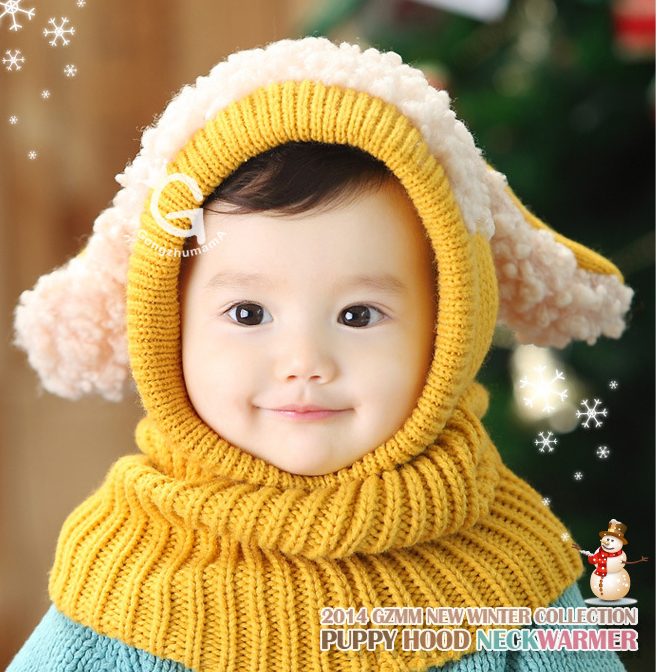 New 2015 Lovely Puppy Modeling Baby Winter Hat For...