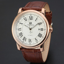 2015 Famous Brand Forsining Watches Men s Automatic Mechanical Watch Calendar Men s Wristwatch High Quality