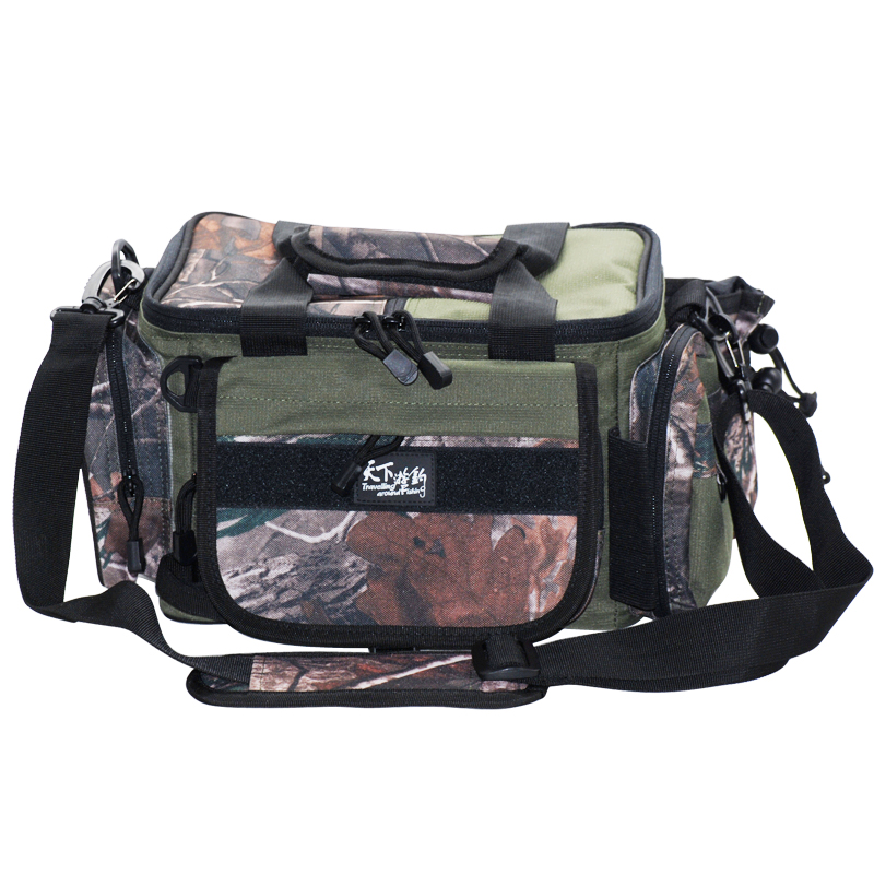 Promotion Outdoor Multifunctional Fishing Tackle Bag Camouflage Waist Pack Fishing Tackle Waterproof Bags Free Shipping