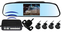 Car wireless LCD video Parking Sensor Rearview Backup Radar Monitor System Display,wireless monitor+camera+parking sensor