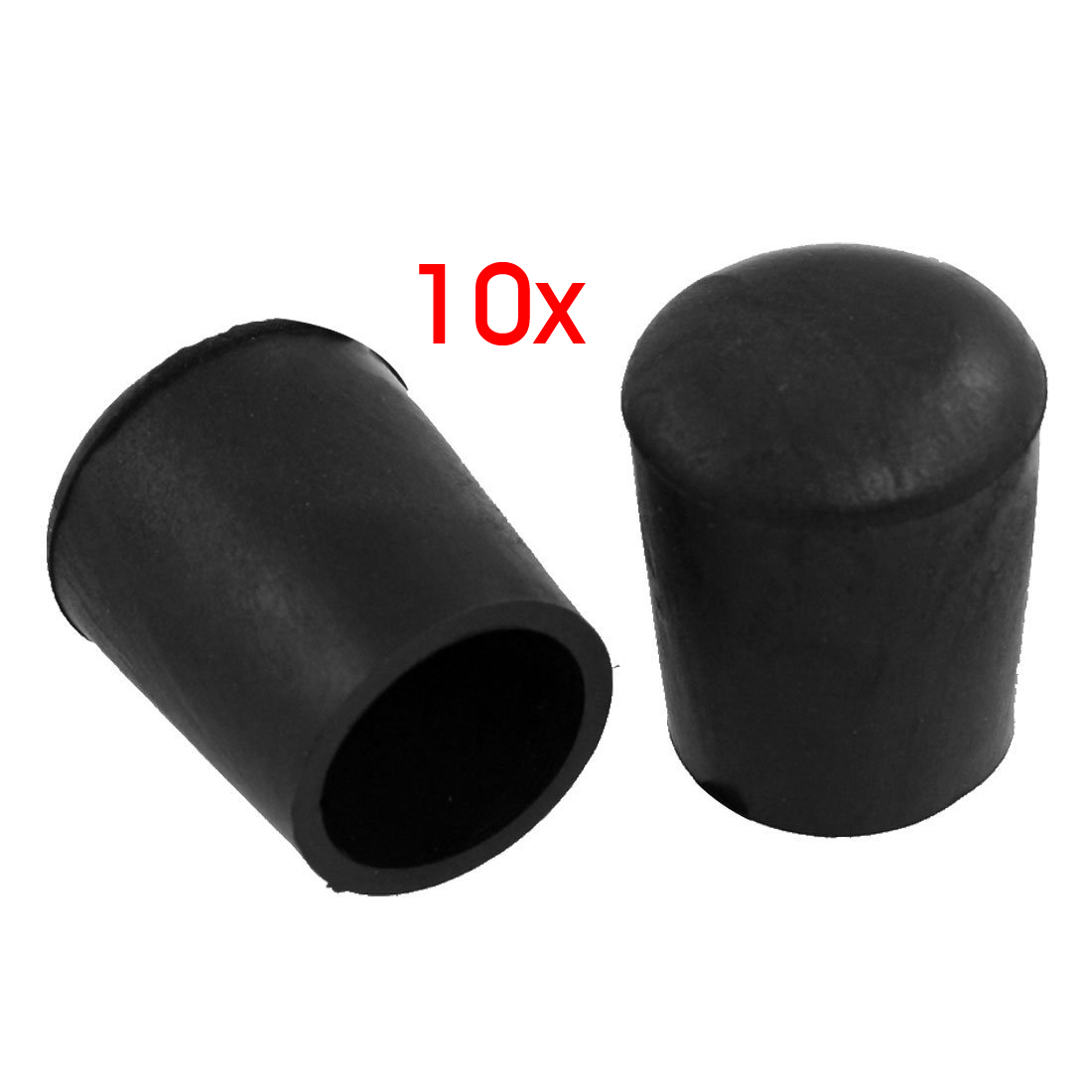 10 Pcs Furniture Chair Table Leg 18mm Rubber Foot Covers