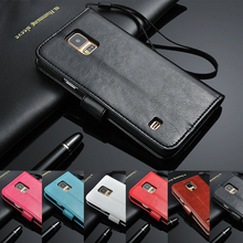 For Galaxy S5 Accessories Luxury Wallet Leather Case for Samsung Galaxy S5 with Business Card holder Back stand