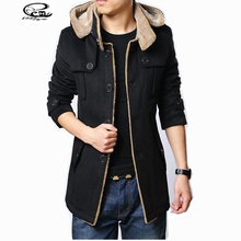 Cashmere Trench Coat Men New Business Trench Coat For Men Winter Jacket Single Wool Windbreaker Veste Longue Homme Plus Size 6XL