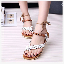 Women Sandals Hot Fashion Women Casual Shoes Beach Flip Flops Women Shoes 2016 New Summer Chaussure Femme Black Red Size 3.5