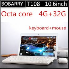 BOBARRY T108 10.6 inch Octa Core Smart android tablet pc 1366*768 IPS screen phone call Android 5.1 Tablet computer