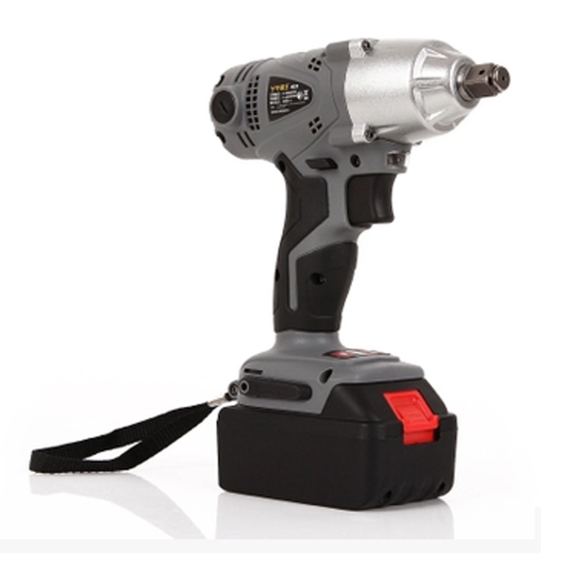 Lithium rechargeable electric wrench wrench cordless impact wrench