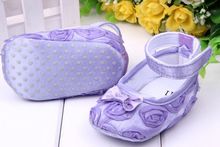 Lovely Mary Jane Girl Princess Shoes Infant Baby Shoes Toddler Shoes Soft Sole Flower 7 Color