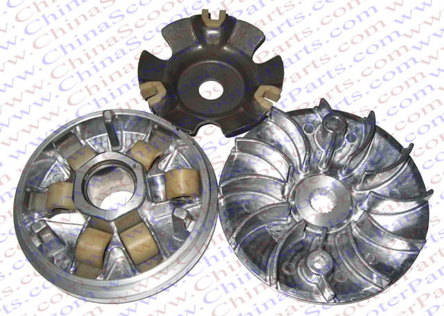 115MM 19T Variator Kit font b GY6 b font 125cc 150cc 152QMI 157QMJ Jonway Baja Kazuma