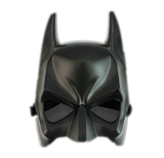 Movie Batman PVC Black Mask Superhero Adult Horror Scary Bat Masks The Dark Knight Returns Halloween Cosplay Costume100PCS EMS