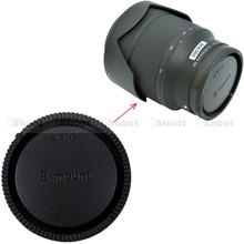 Задняя крышка объектива для Sony E / FE / SEL крепление объектива E20 / 2.8 ; E30 / 3.5 м ; E35 / 1.8 ; E50 / 1.8 ; E55-210 / 4.5 — 6.3 ; E PZ18-105 / 4
