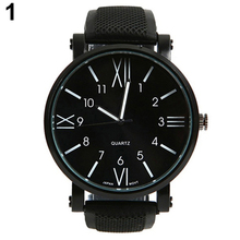 Súper ventas hombres de lujo de moda V6 grande marque los números romanos del cuarzo reloj de acero 01IP 2VKJ