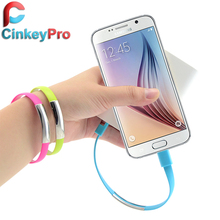 Universal Bracelet Mobile Phone Cables For Charger ios Data Micro USB Cable For Samsung Galaxy S3 S4 S6 HTC Android