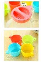 4 set Lot Candy color cup set coffee mug cup with lid tea set zakka travel