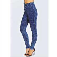 Women Vintage High Waist Jeans Pencil Stretch Denim Pants Female Slim Skinny Trousers for woman womens Plus Size