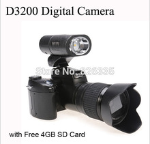 5.0MP CMOS LCD Digital Camera Video 21X Optical Zoom Phone Cameras LED Headlamp With TV SD Port D3200