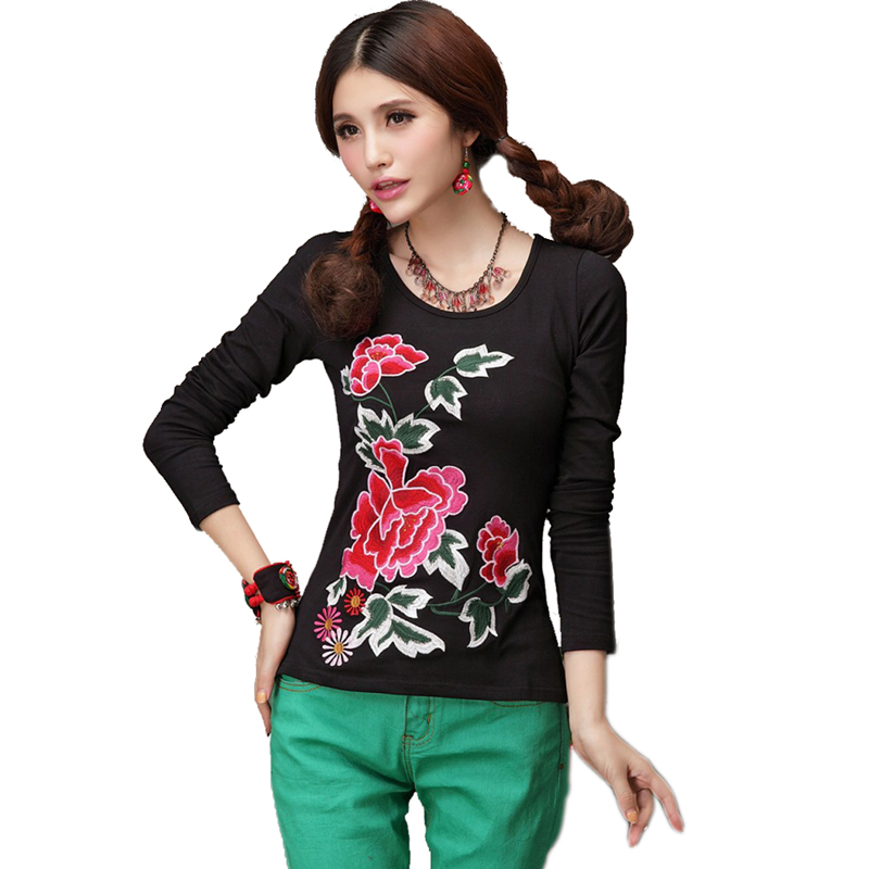 Minorities T Shirt Women Floral Tops Female Tshir...