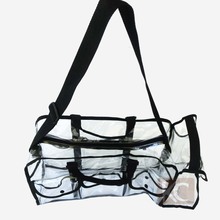 Freeshipping 2014 new fashion design transparent travel makeup bag pvc finished beauty cosmetic organizer case