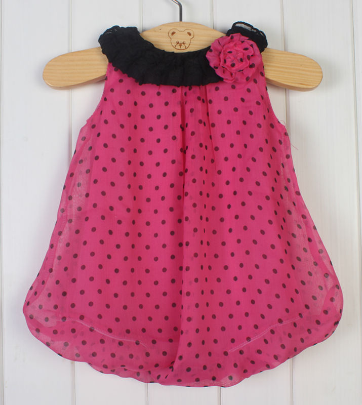 2014 New Fashion Polka Dot girl print dress brand newborn baby girls floral bodysuit dress 