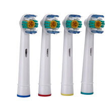 Hot 4pcs/set Oral Hygiene EB-18A Rotary B Electric Toothbrush Heads Replacement for Oral Soft Bristles Tooth brush heads