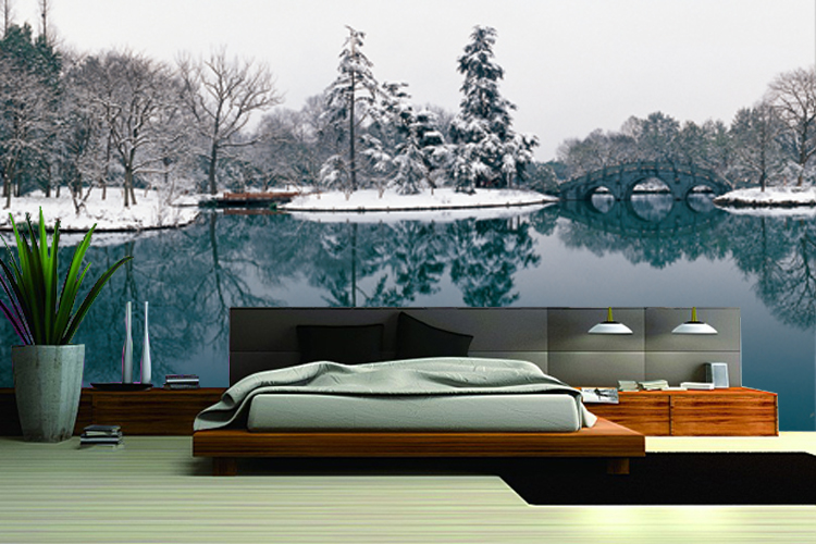 Online krijg goedkoop winter gratis behang aliexpress.com ... Woonkamer decoratie winter
