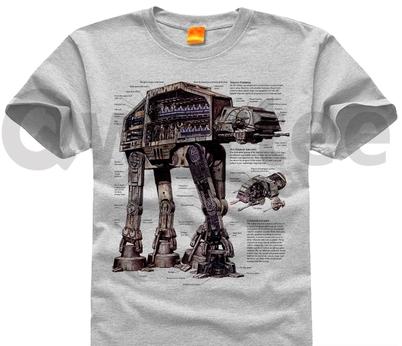 Star Wars DIY Pure cotton Round collar Men s short sleeve T shirt 010 darth vader