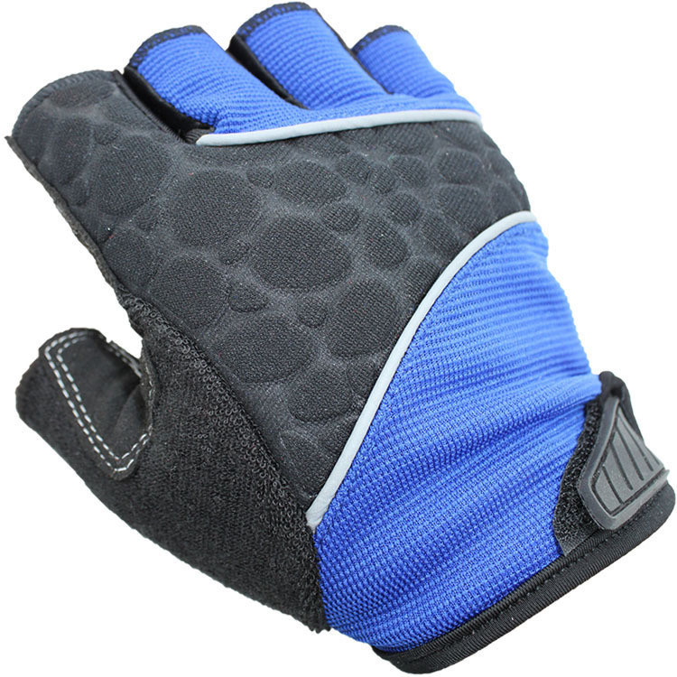 Wholesale-new Men Parkour Imprint Gloves Half Finger Sport Glove Palm 