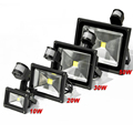 LED Flood Light with sensor Waterproof IP65 Outdoor 10W 20W 30W 50W AC110 240V Garden Refletor