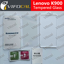 Lenovo K900 Tempered Glass 100% Original High Quality Screen Protector Film Accessory For Lenovo Cell Phone + Free shipping