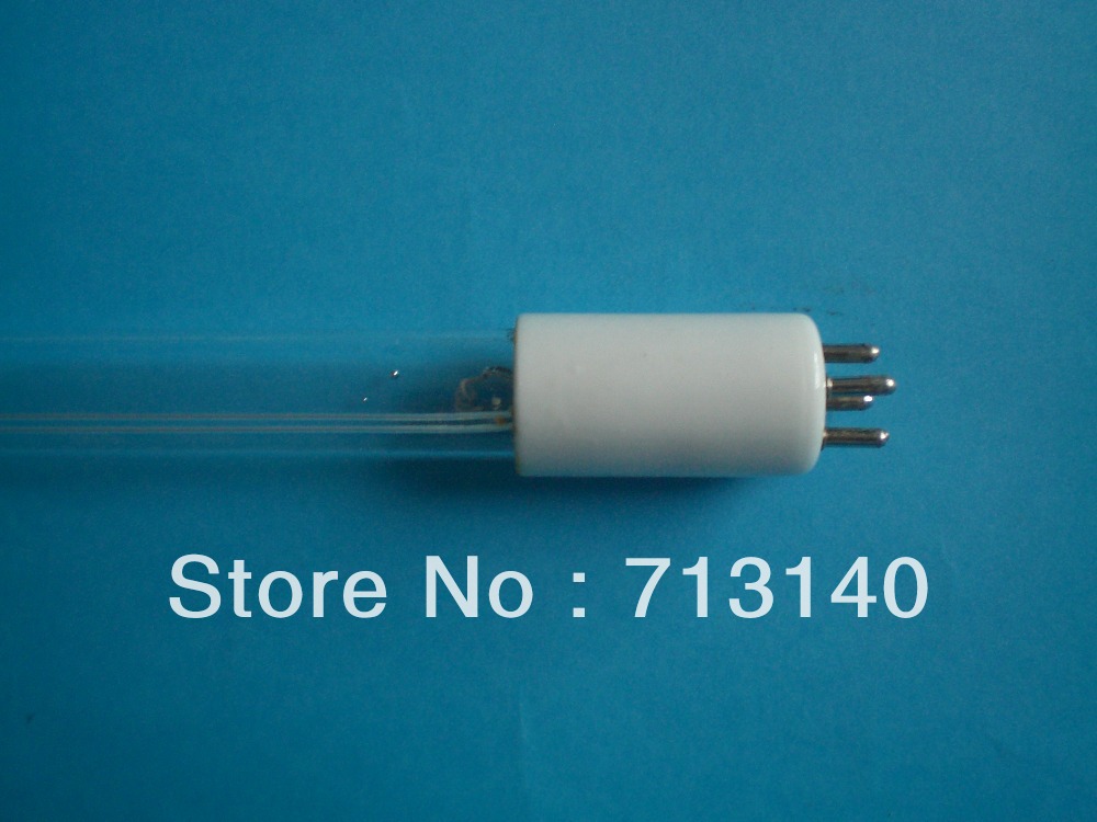 PUVLF208 8W 8.75 INCH 4 PIN BASE UVC GERMICIDAL LAMP WATTS:8 BASE:G10Q-4 4-PIN BASE. IN A SQUARE