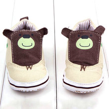Baby Girl Boy Cotton Cloth Casual Cartoon Booties Slip On Unisex Walking Shoes