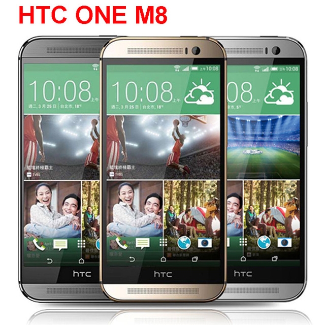 Оригинальный HTC One M8 Разблокирована GSM/WCDMA/LTE четырехъядерный процессор ОЗУ 2 ГБ Сотовый Телефон HTC M8 5.0 "3 Камеры Телефона
