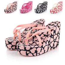 High Heel Sandals Platform Shoes Summer Sandals Non-Slip Beach Flip Flops Women Slippers Wedges 11cm Sandalias Femininas