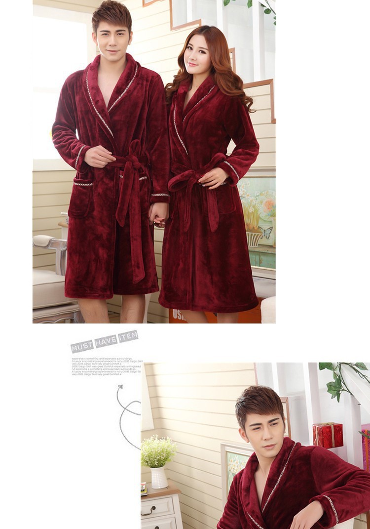 2021 Wholesale Bathrobe Men 2016 New Bathrobes For Men Women Couple