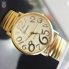 Hot Fashion Unisex Boys Girls Students Wrist Watch Arabic Numerals Dial Analog Quartz Faux Leather Band