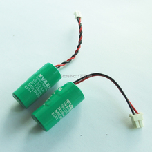 2 шт. со штекером 100% новый оригинальный VartaCR2 / 3AA CR14335 3 В литий PLC чпу 2 / 3AA аккумулятор бесплатная доставка