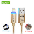 1m 3 28ft USB Cable Fashion GOLF Metal Braided Nylon line Data cable high speed transmission