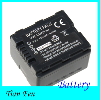 2015 New 1PCS VW VBN130 VW VBN130 VWVBN130 Rechargeable Camera Battery for Panasonic HDC TM900 HDC