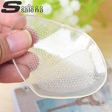 2Pair=4Pcs/Lot Wholesale Silicone Insoles Transparent Crystal Jelly Ottomans Feet Palm Pad Elastic Cushion Insoles O#B2017