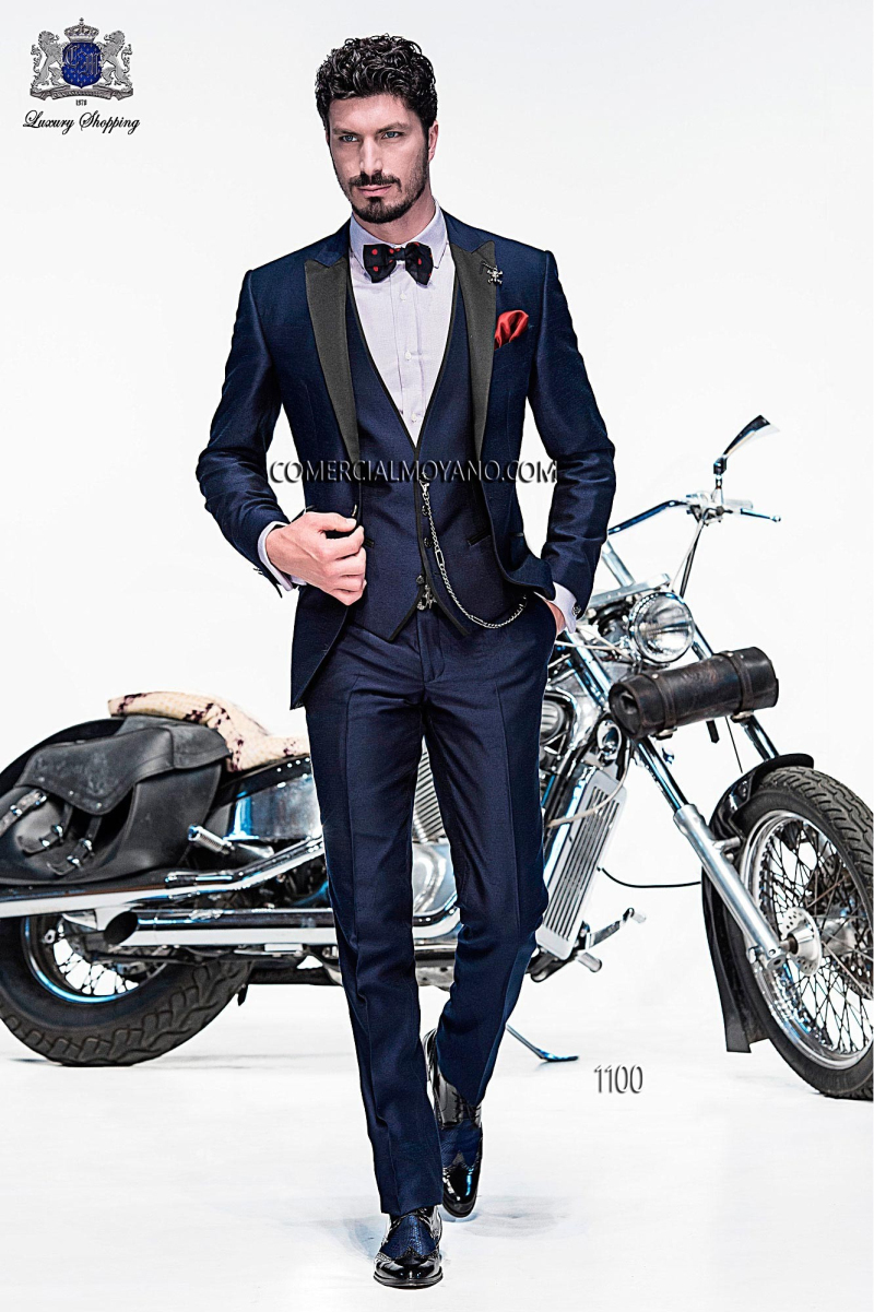groom suits wedding suit Navy Blue Slim Fit 2015 Wedding Tuxedos Mens Suit groomsmen Suit Jacket+Pants+Tie+Vest