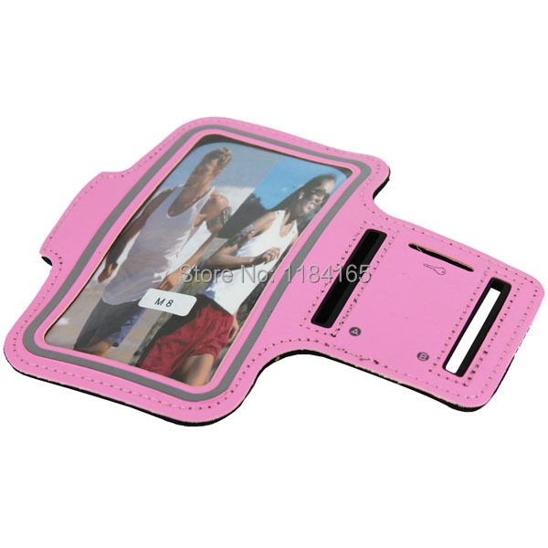 HTC-1206F_1_Stylish Gym Sports Armband Pouch Case for HTC One M8