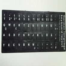 50pcs German Letters Alphabet Learning Keyboard Layout Sticker For Laptop/Desktop Computer Keyboard 10 inch Or Above Tablet PC