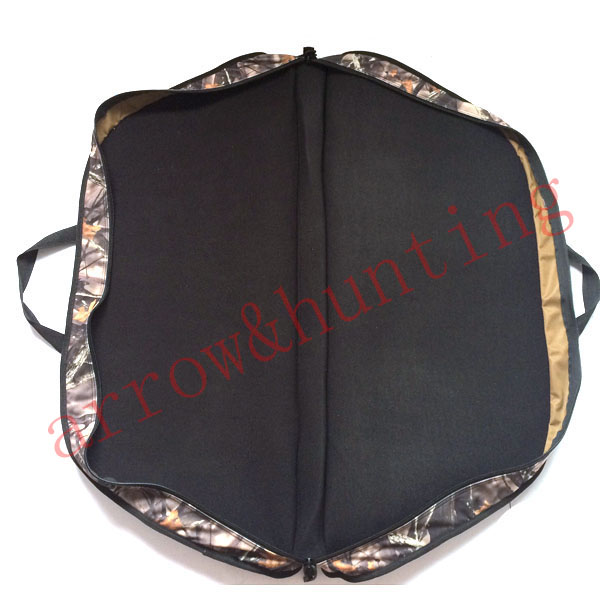 archery compound bow case to set hunting bow and carbon fiberglass or aluminum arrow camo compound