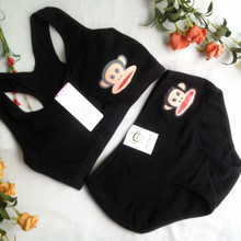Hot Puberty Young Girl Training Bras set Student Sport vest style Wire Free Padded Bras Teenagers Underwears set Counter Quality