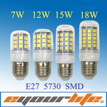 Hot Sale Eyourlife lampada led 220v Corn Light Bulb E27 SMD 5730 7W 12W 15W 18w casa de levou focos bombillas ampolletas lampe