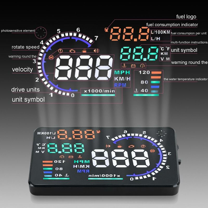 A8   HUD      OBD II EOBD    HB88