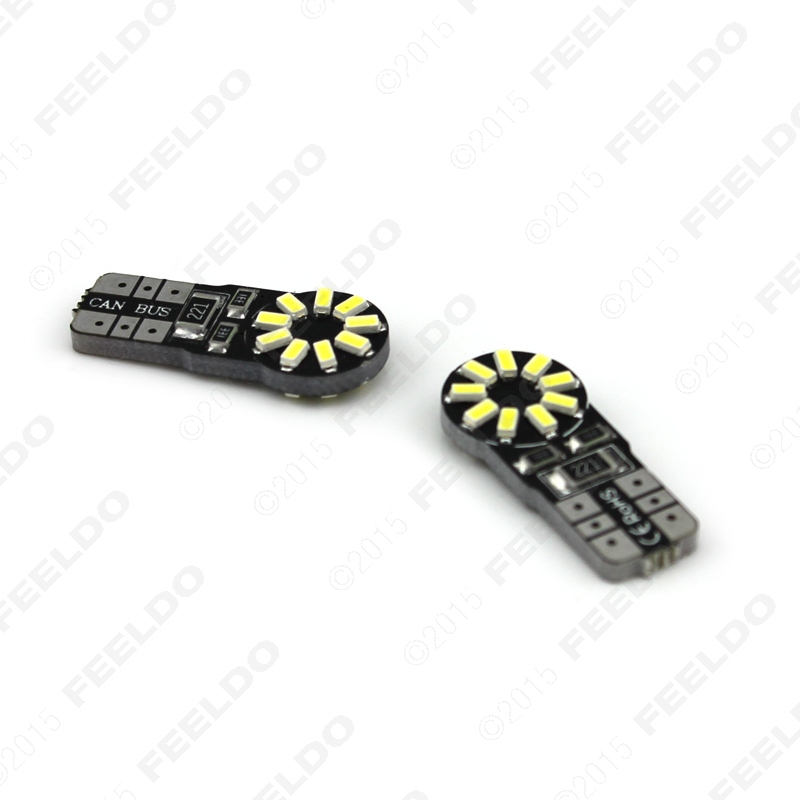 10 .  T10 194 W5W 2  6500  216lm 3014  18SMD Canbus     # J-5296